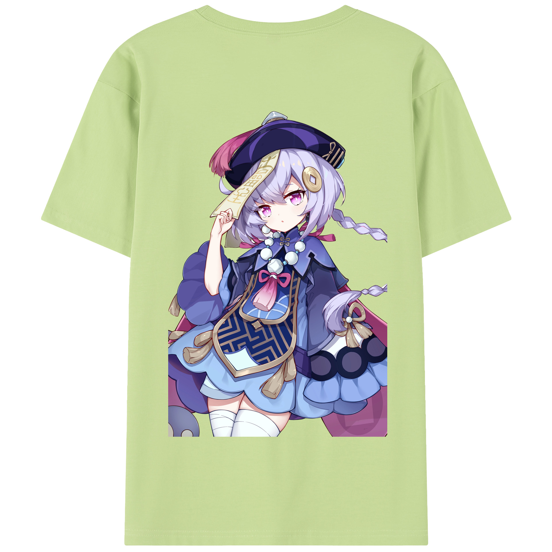 げんし神 七七 なな  genshin Nana 綿100％半袖Tシャツ（背面プリント）